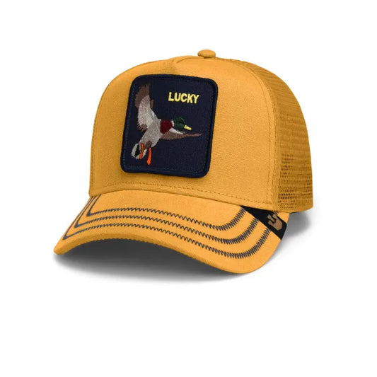 GORRA GOORIN GOTTA BE QUICKER GOLD LUCKY