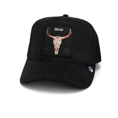 GORRA GOORIN THE SUEDE SKULL BLACK DEAD