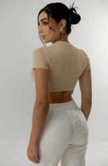 CROP TOP LABEUR WMNS 30 MOSTAZA
