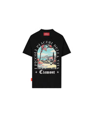 CAMISETA CLEMONT ECLATANTE NEGRO