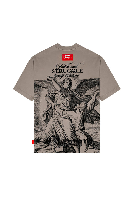 CAMISETA CLEMONT PATEMA OVERSIZED TAUPE