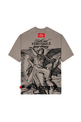CAMISETA CLEMONT PATEMA OVERSIZED TAUPE