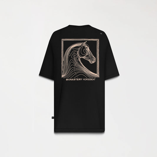 CAMISETA MONASTERY 7C OVERSIZED BLACK