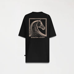CAMISETA MONASTERY 7C OVERSIZED BLACK