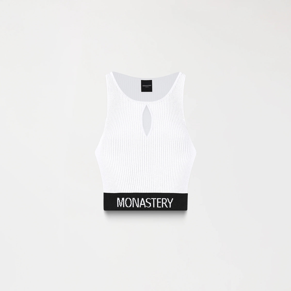 TOP MONASTERY WOMEN CLAIRE KNITTED WHITE