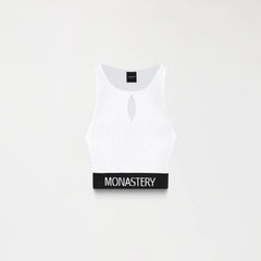 TOP MONASTERY WOMEN CLAIRE KNITTED WHITE