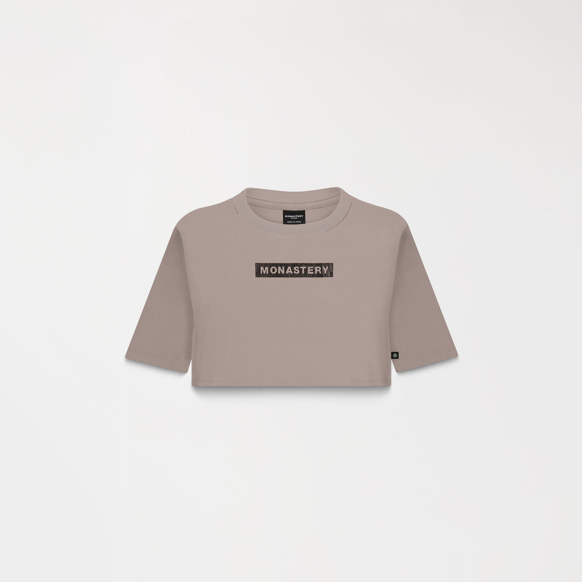 CROP TOP MONASTERY LEIRE TAUPE GRAY