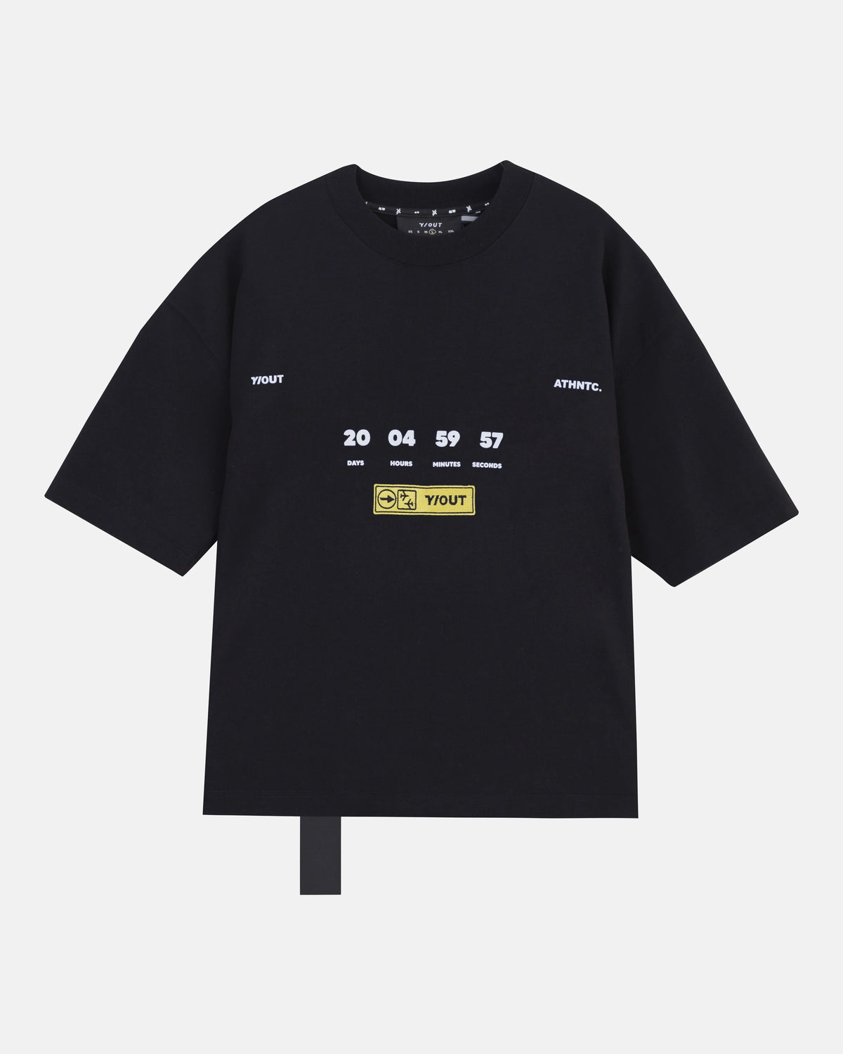 CAMISETA Y/OUT COUNT DOWN NEGRO