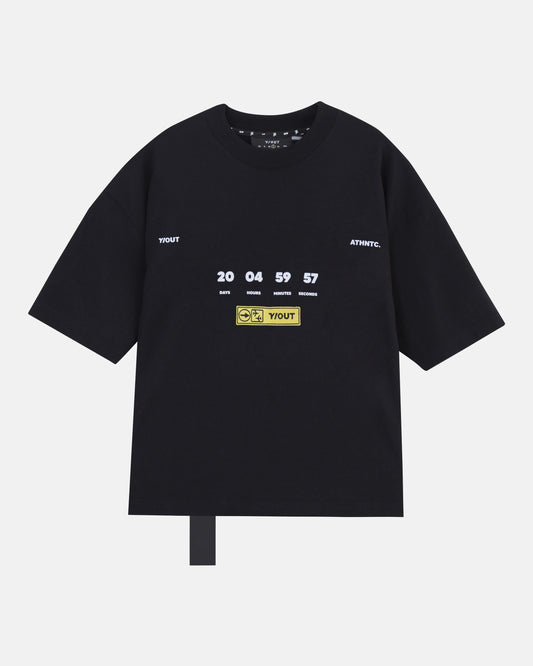 CAMISETA Y/OUT COUNT DOWN NEGRO