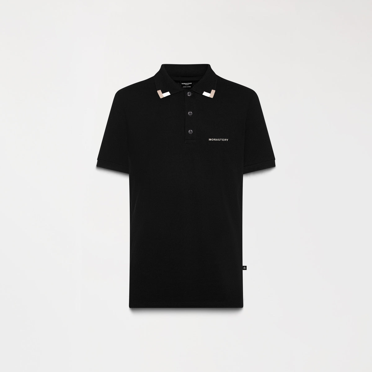 CAMISETA POLO MONASTERY SARDEN BLACK