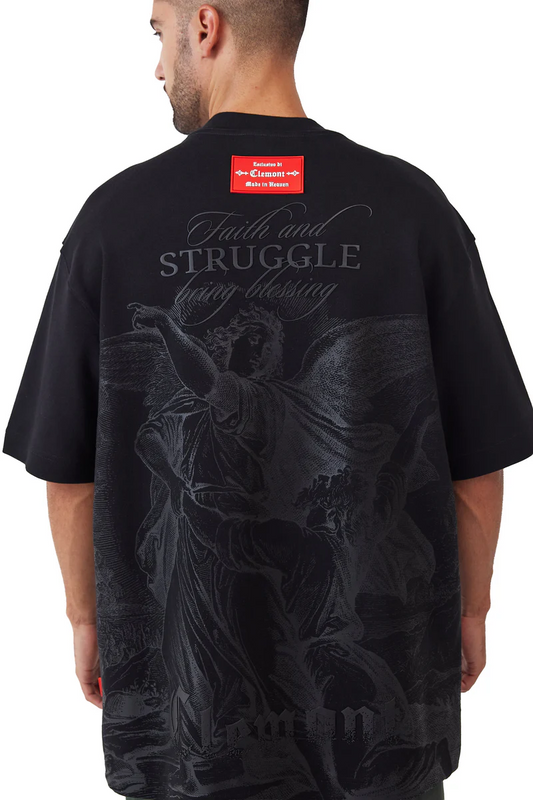 CAMISETA CLEMONT PATEMA OVERSIZED BLACK