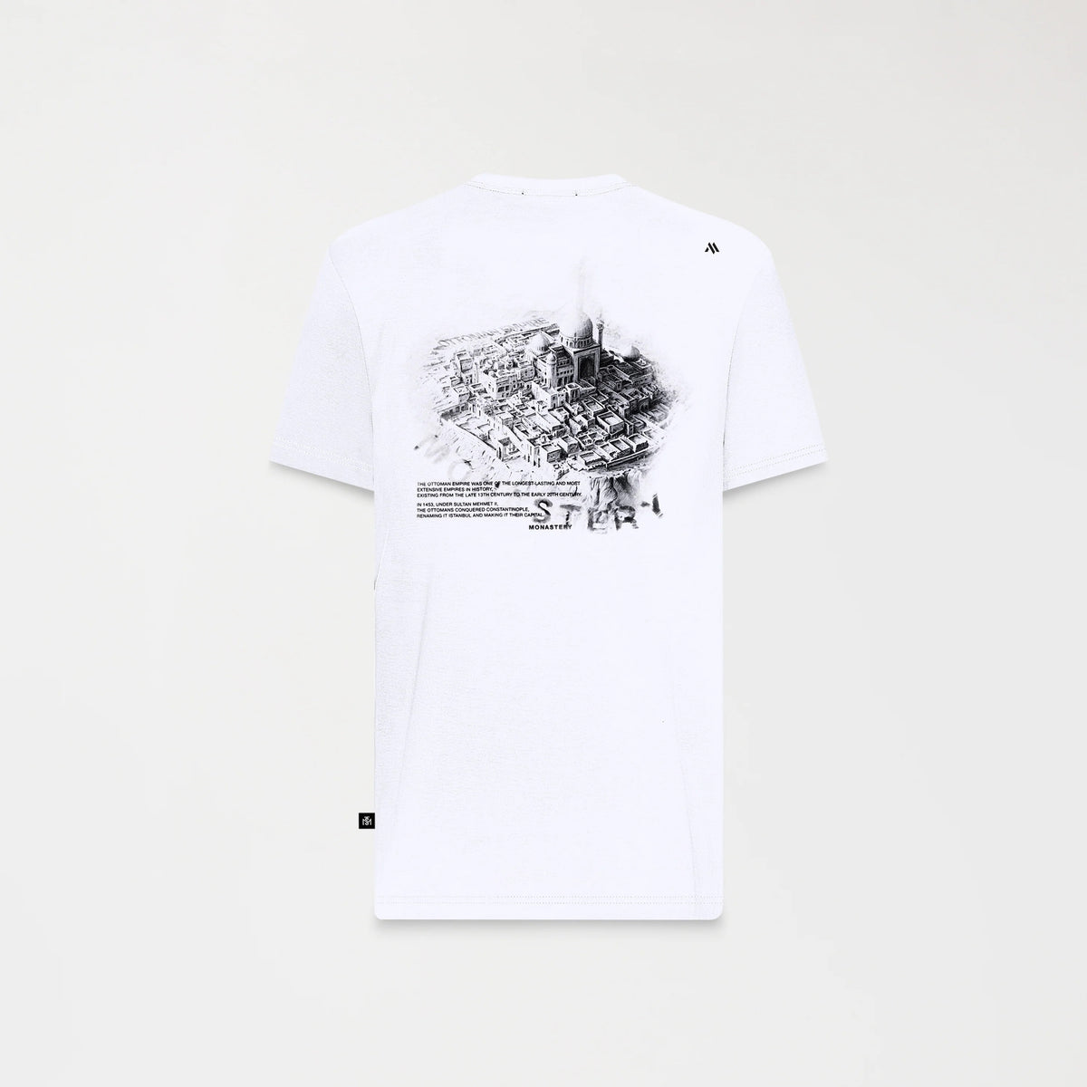 CAMISETA MONASTERY HADRIAN WHITE