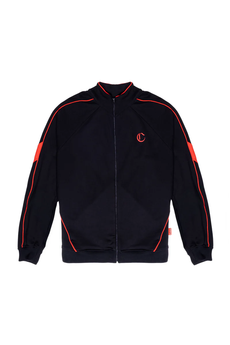 BUZO CLEMONT MUTO NEGRO/ROJO