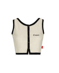 CROP TOP CLEMONT ELEGANZA CREAM