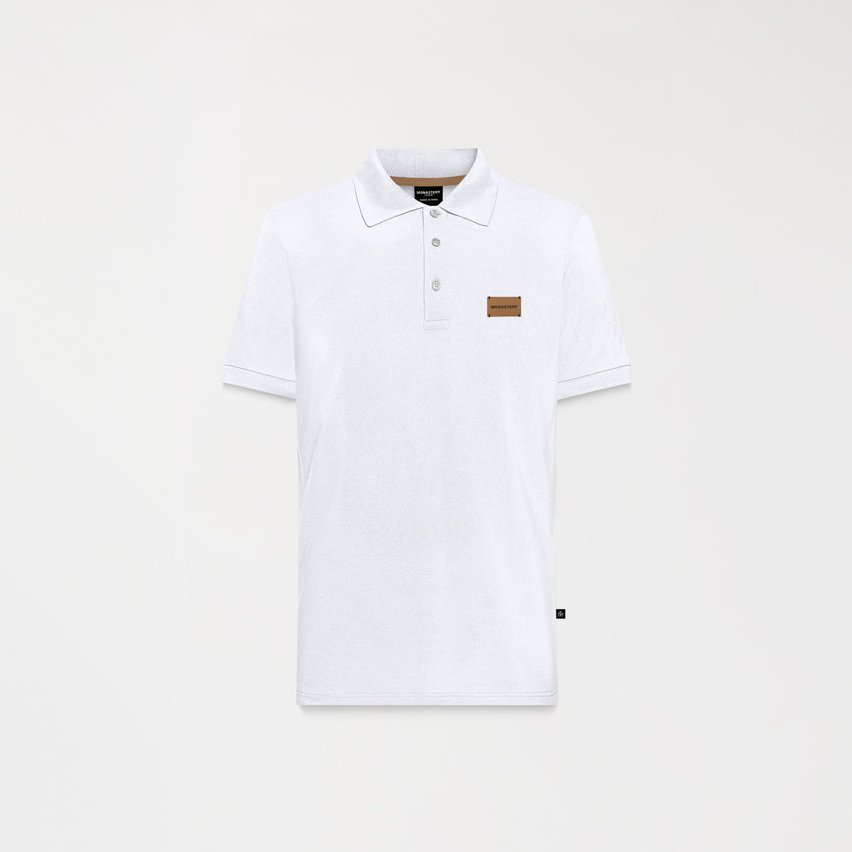 CAMISETA POLO MONASTERY BRUNELLO WHITE