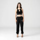 TOP MONASTERY WOMEN CLAIRE KNITTED BLACK