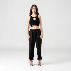 TOP MONASTERY WOMEN CLAIRE KNITTED BLACK