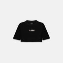 CROP TOP MONASTERY NASHI BLACK