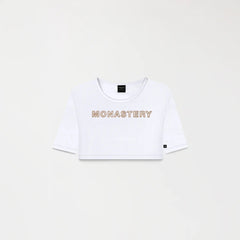 CROP TOP MONASTERY KAIA WHITE