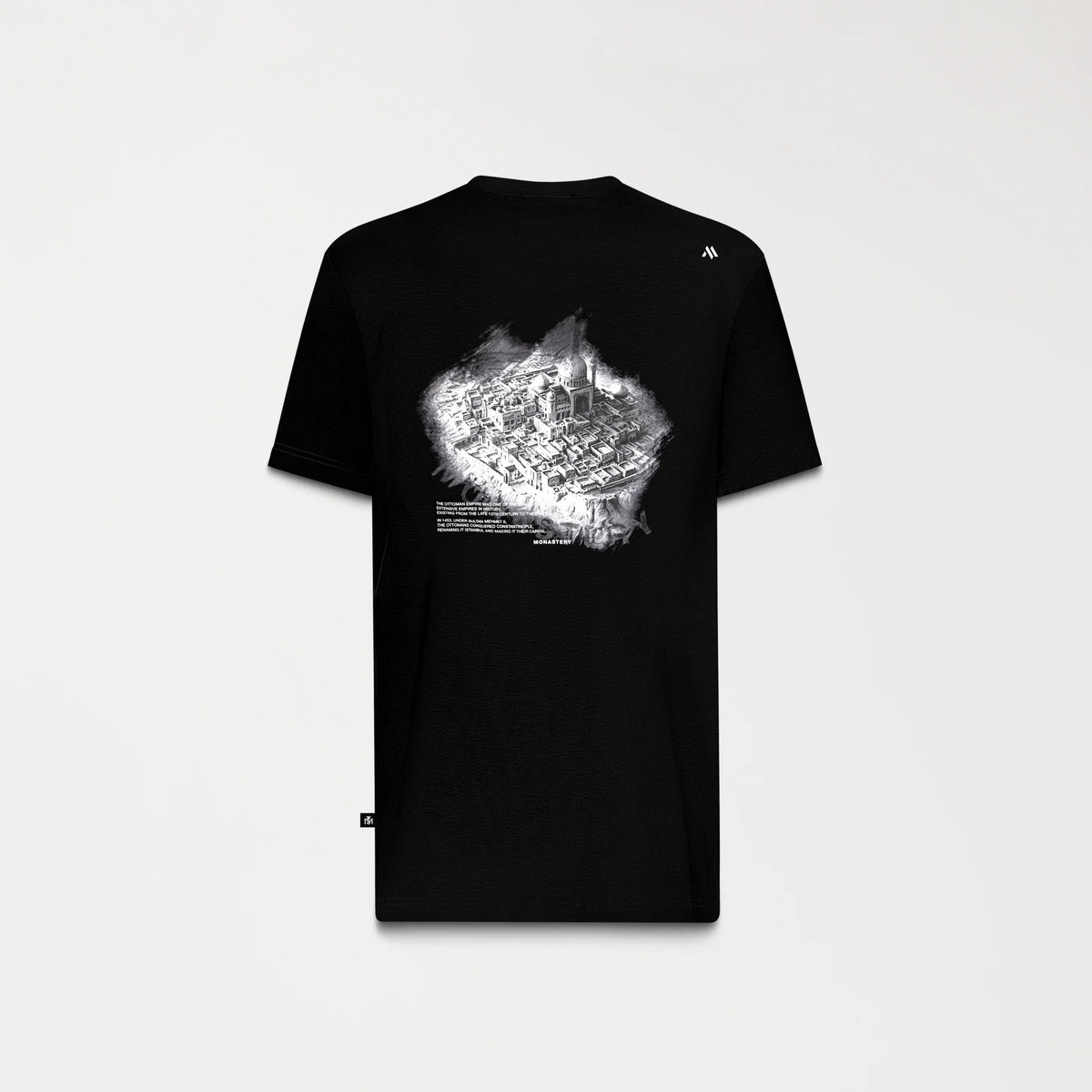 CAMISETA MONASTERY HADRIAN BLACK