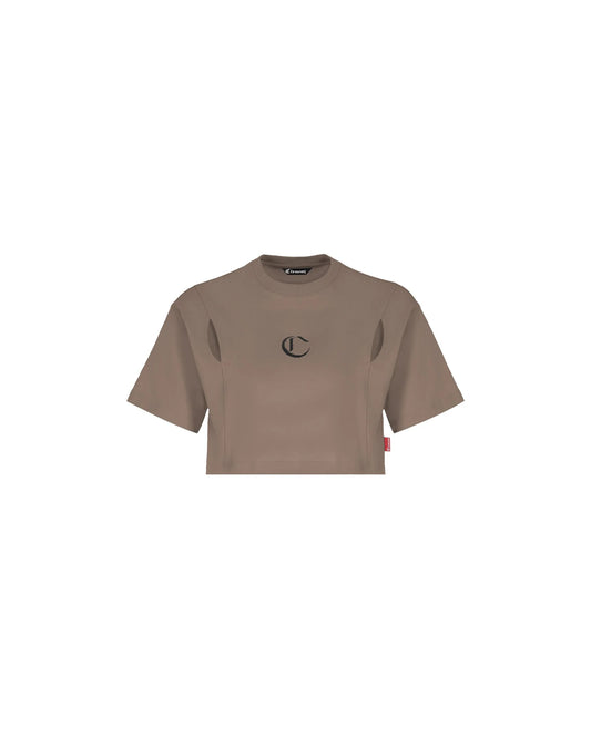 CROP TOP CLEMONT ARMONIOSO TAUPE