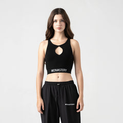 TOP MONASTERY WOMEN CLAIRE KNITTED BLACK