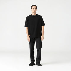 CAMISETA MONASTERY 7C OVERSIZED BLACK