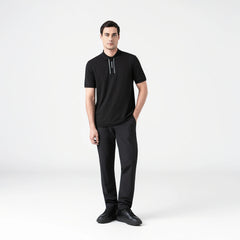 CAMISETA POLO MONASTERY OTHAR BLACK