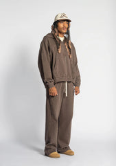 BUZO PURE PUR21536 BOXY FIT CAFÉ