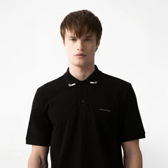 CAMISETA POLO MONASTERY SARDEN BLACK