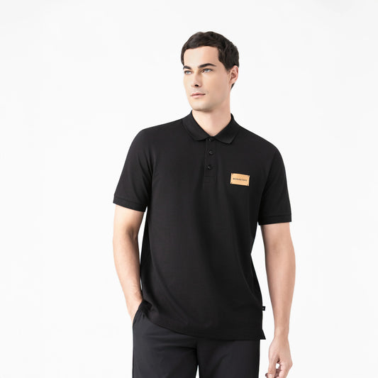 CAMISETA POLO MONASTERY BRUNELLO BLACK