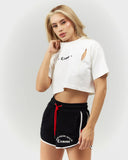 SHORT CLEMONT AUGUSTA NEGRO CREMA