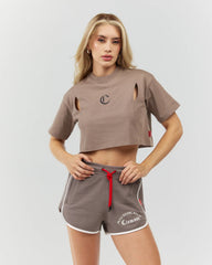 SHORT CLEONT AUGUSTA TAUPE