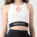 TOP MONASTERY WOMEN CLAIRE KNITTED WHITE