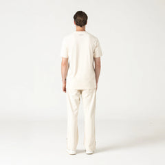 CAMISETA MONASTERY SHARAM WHITE GRAY