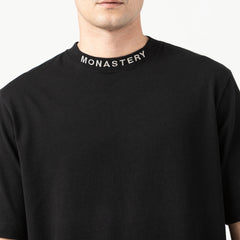 CAMISETA MONASTERY 7C OVERSIZED BLACK