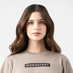 CROP TOP MONASTERY LEIRE TAUPE GRAY