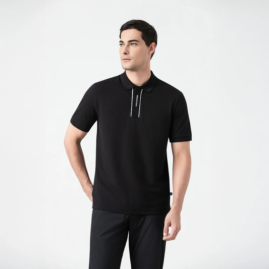 CAMISETA POLO MONASTERY OTHAR BLACK