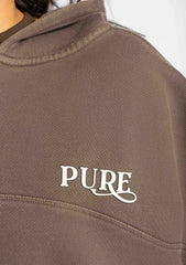 BUZO PURE PUR21536 BOXY FIT CAFÉ