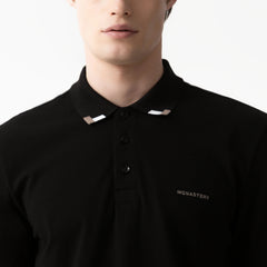CAMISETA POLO MONASTERY SARDEN BLACK