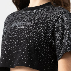 CROP TOP MONASTERY TESSIE BLACK