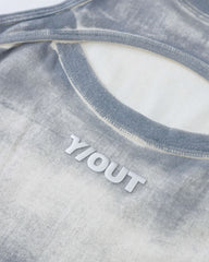 CROP TOP Y/OUT HUB GRIS CLARO
