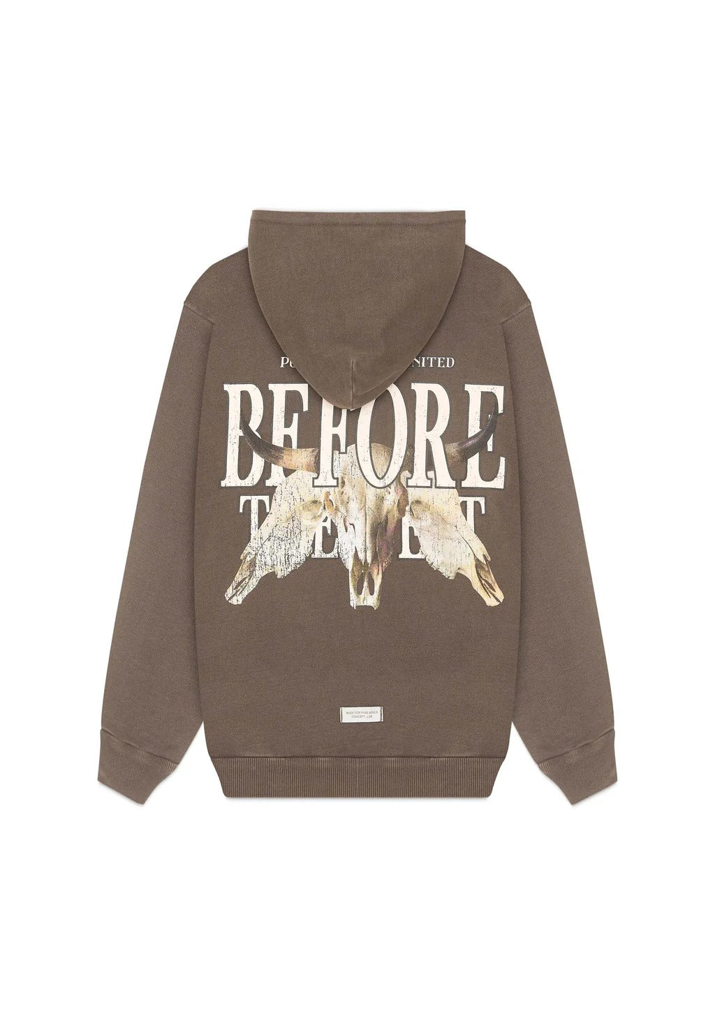 BUZO PURE PUR21536 BOXY FIT CAFÉ