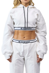 BUZO CROP CLEMONT WOMEN SINCRONIA CREMA