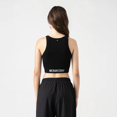 TOP MONASTERY WOMEN CLAIRE KNITTED BLACK