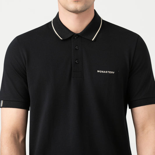 CAMISETA POLO MONASTERY MARENGO BLACK
