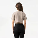 CROP TOP MONASTERY LEIRE TAUPE GRAY