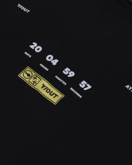 CAMISETA Y/OUT COUNT DOWN NEGRO