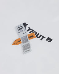 CAMISETA Y/OUT LAX BLANCO
