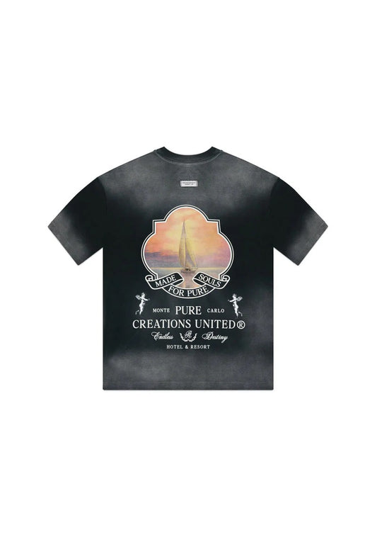 CAMISETA PURE PUR19779 NEGRO